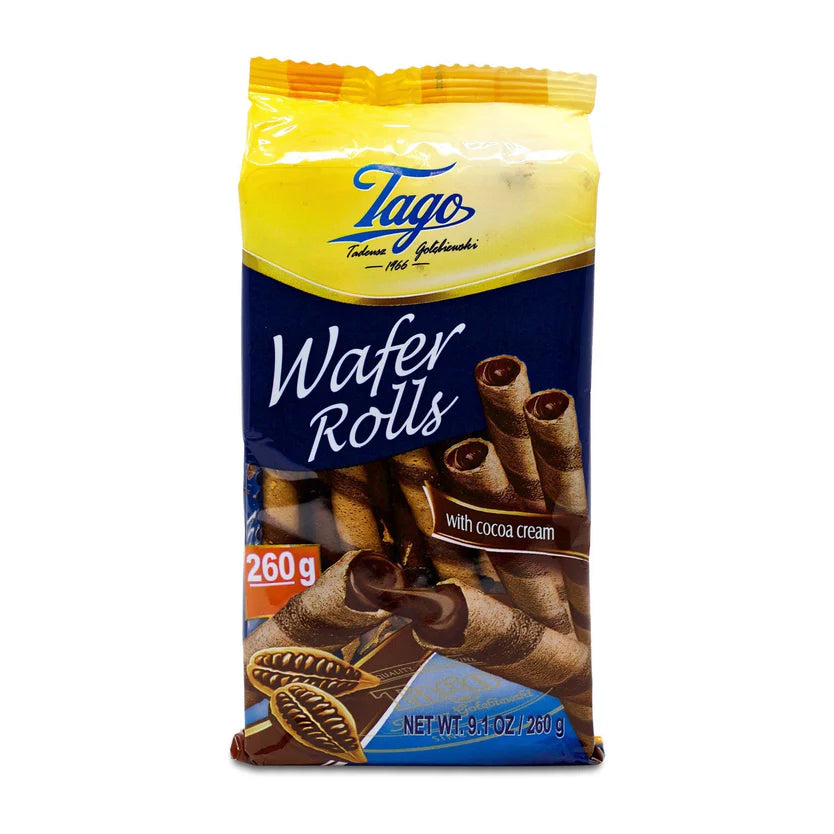 Tago Wafer Rolls Cocoa 150g