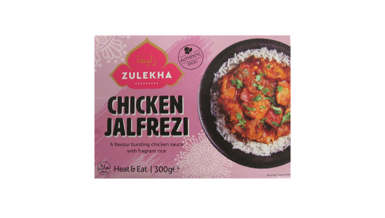 Zulekha Halal Chicken Jalfrezi (heat & eat) 300g