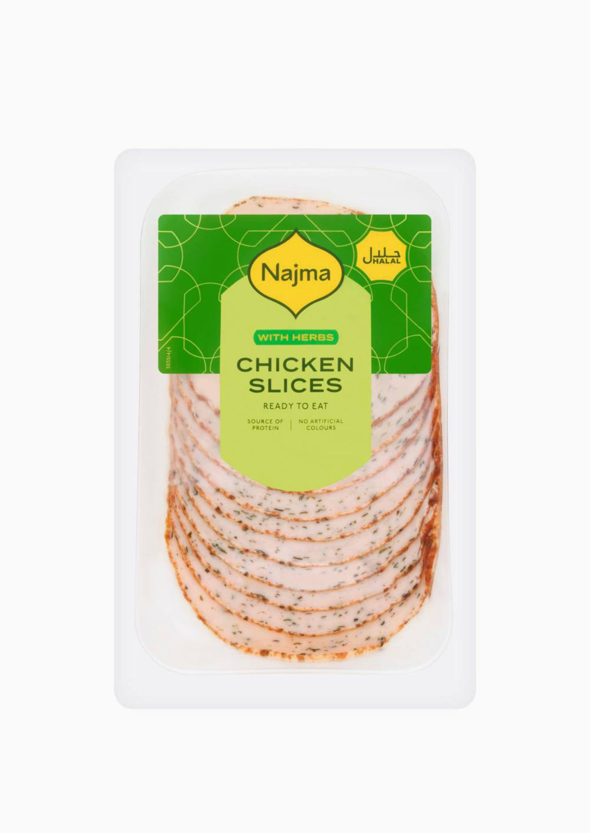Najma Halal Chicken Herbs Slices 150g