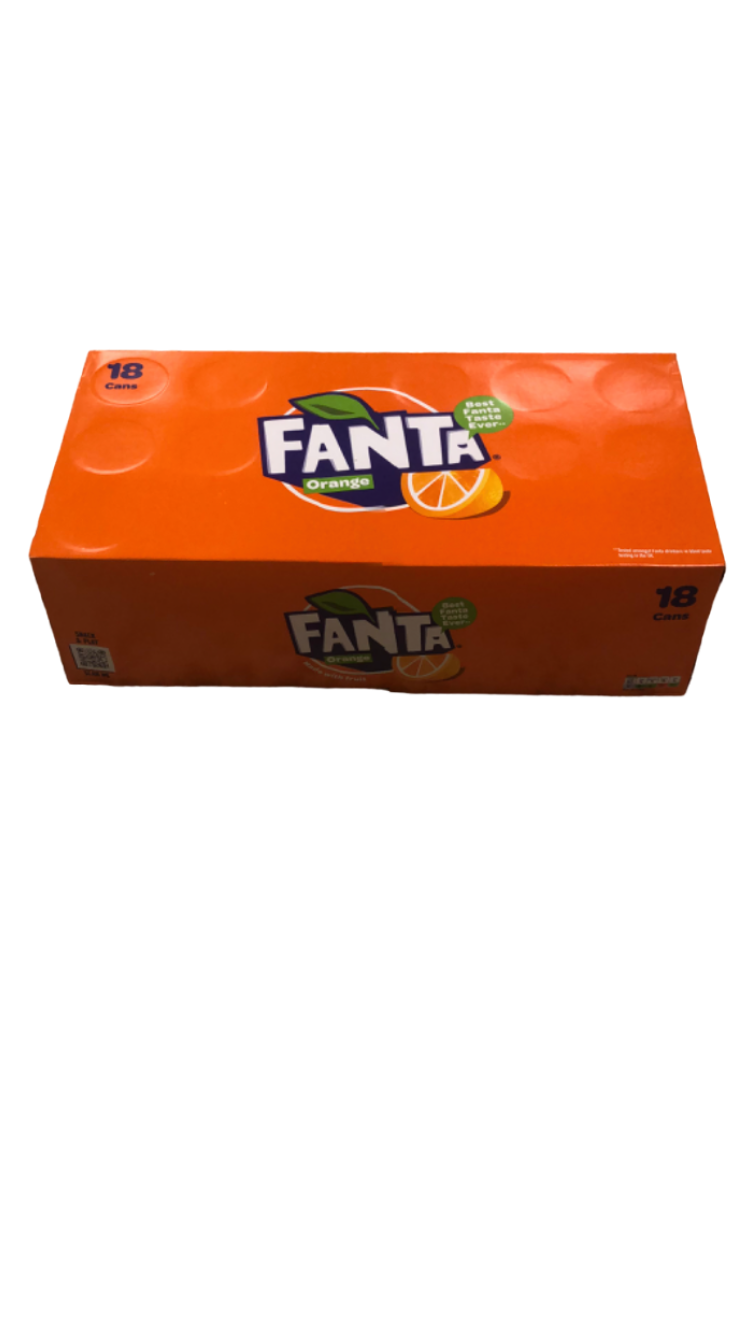 Fanta orange 18 cans