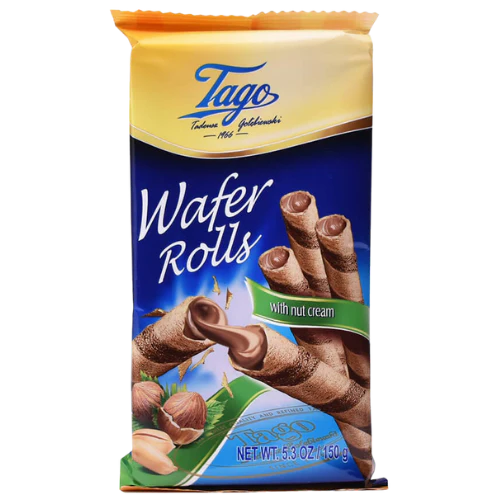 Tago Wafer Rolls Hazelnut 150g