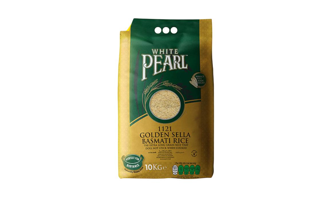White Pearl Golden Sella Basmati Rice 10kg