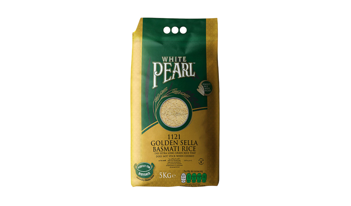White Pearl Golden Sella Basmati Rice 5kg