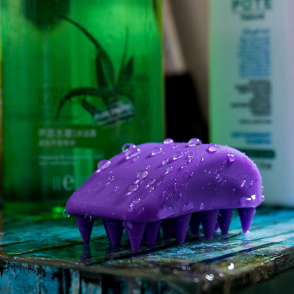 Soft Head Massage Silicone Shampoo Brush