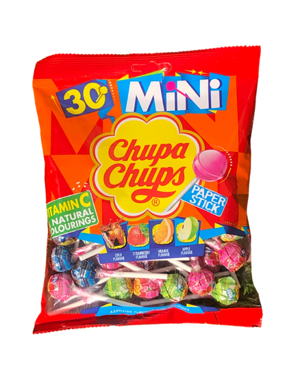 Mini Chupa Chups Variety Pack Lolly pops 30pcs