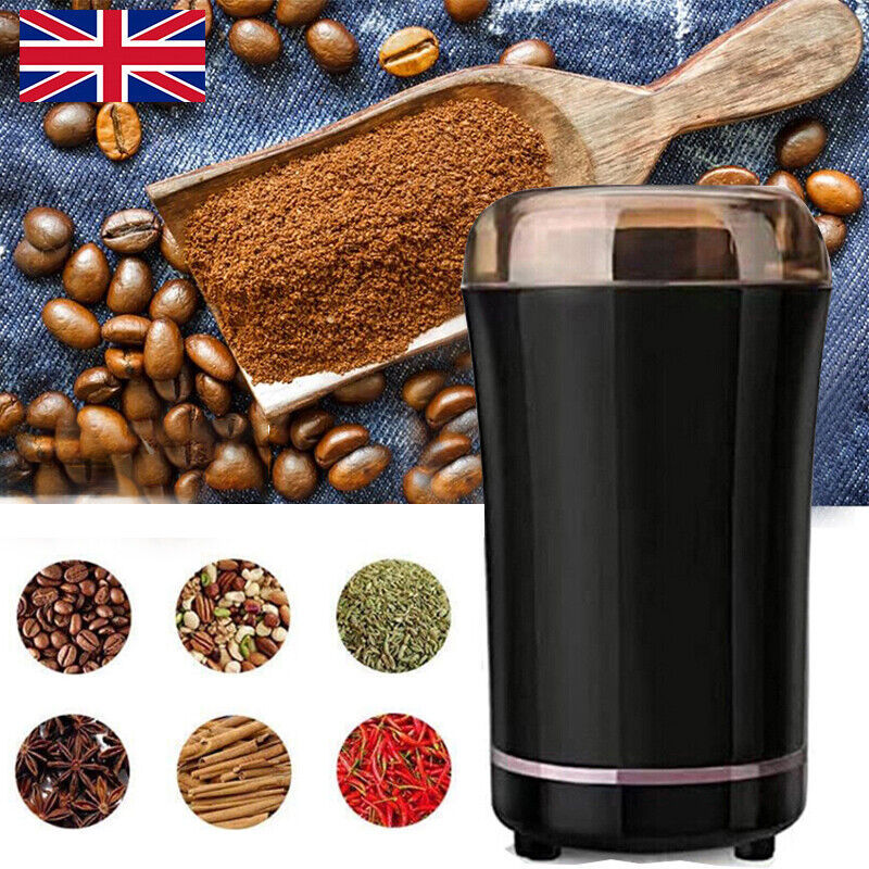 Electric Coffee Grinder Grinding Mill Nut Bean Spice Matte Blade Blender