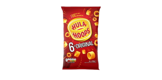 Hula Hoops Original Crisps 6x24g