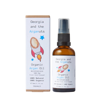 Georgia and the Arganuts Children's Organic Argan Oil Moisturiser 50ml | Nourishing and Soothing Care for Sensitive Skin