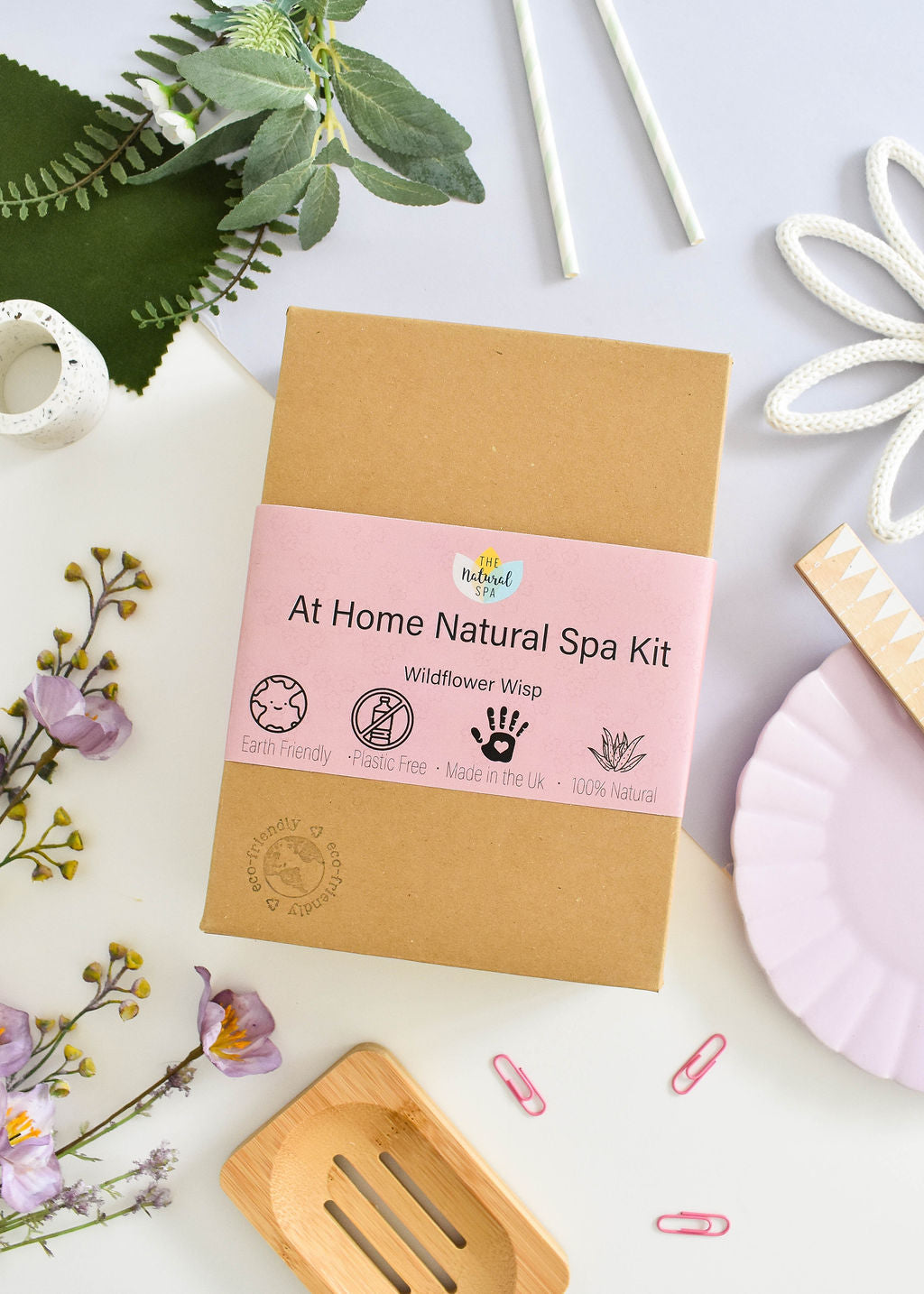 Wildflower Wisp At Home Natural Spa Set - Bring the spa to your door