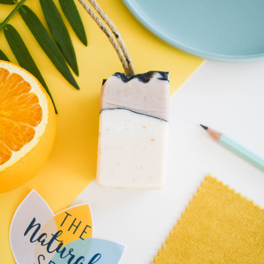 Spiced Orange Soap on a Rope