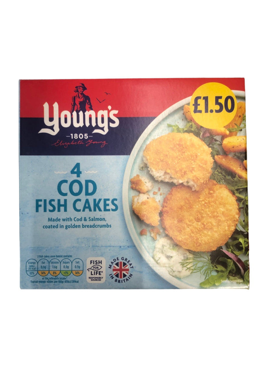 Young’s 4 Cod Fish Cakes