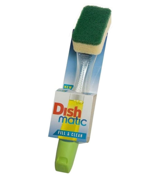 Dishmatic Fillable Handle & Replacement Sponge