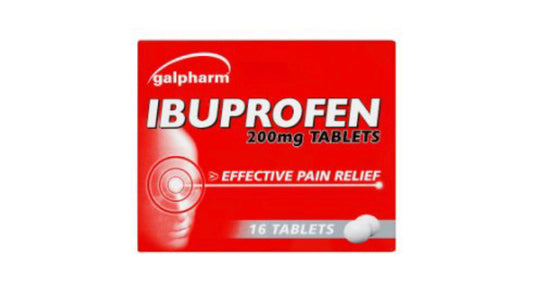 Galpharm Ibuprofen 200mg Tablets 16s x 12 (192 tablets)