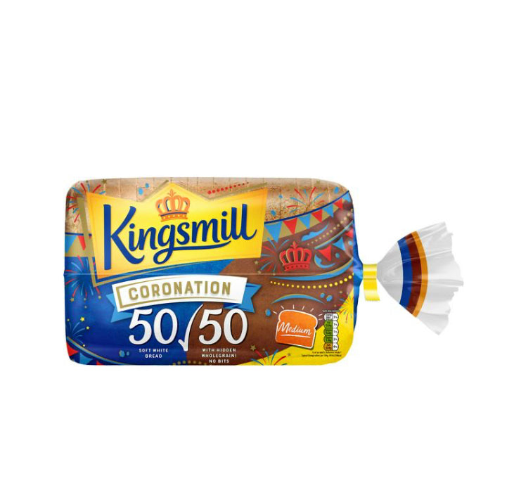 Kingsmill 50/50 Medium Bread 800g