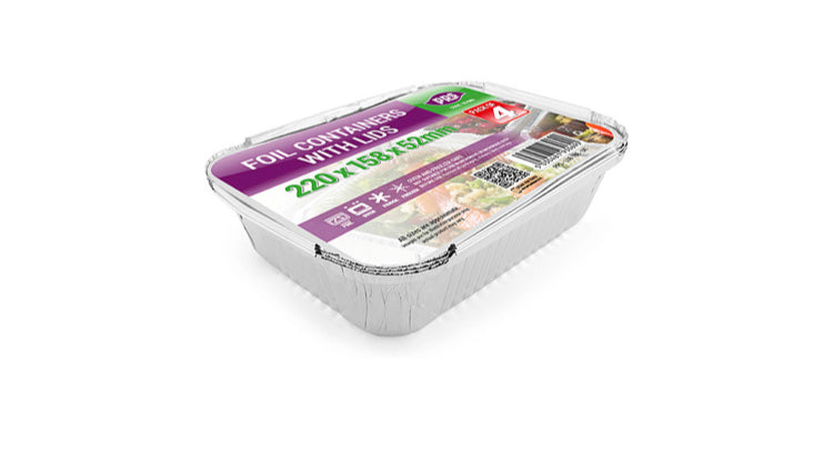 Pps Foil Containers With Lids Pack Of 4