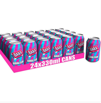 Barr Bubblegum 330ml x 24