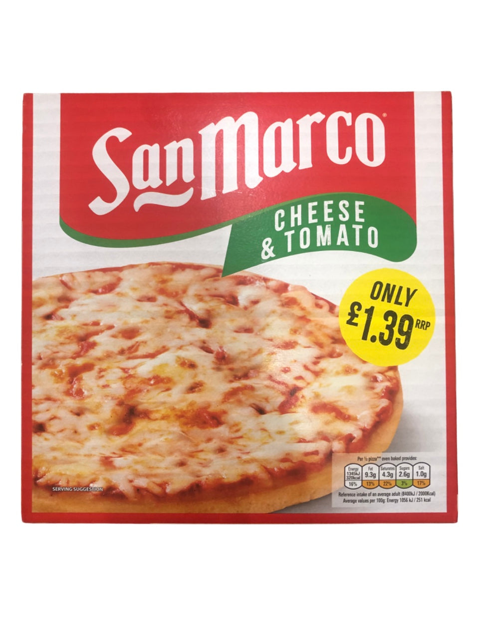 San Marco Cheese & Tomato Pizza 253g