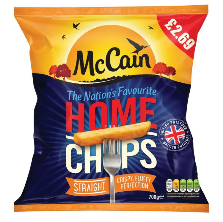 McCain Home Chips Straight Cut 700g