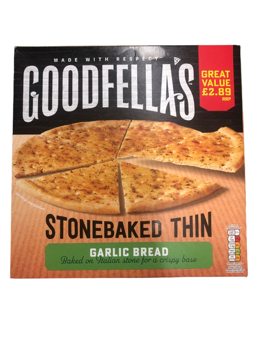 Goodfellas Stone Baked Thin Garlic Bread 218g