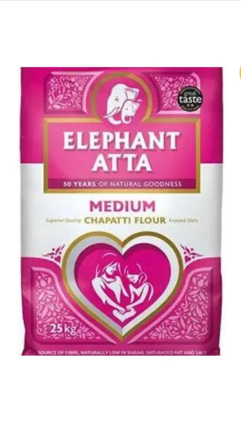 Elephant Atta Medium Chapatti Flour 25kg