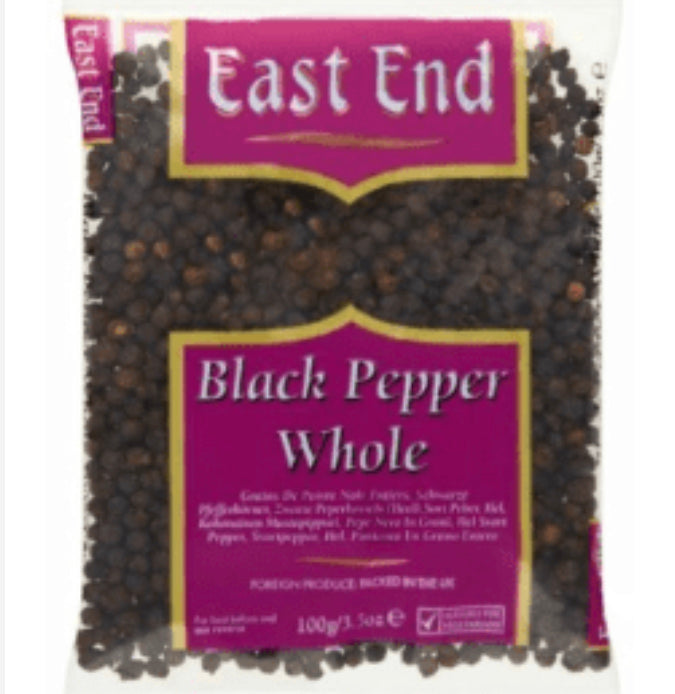 East End Black Pepper Whole 100g