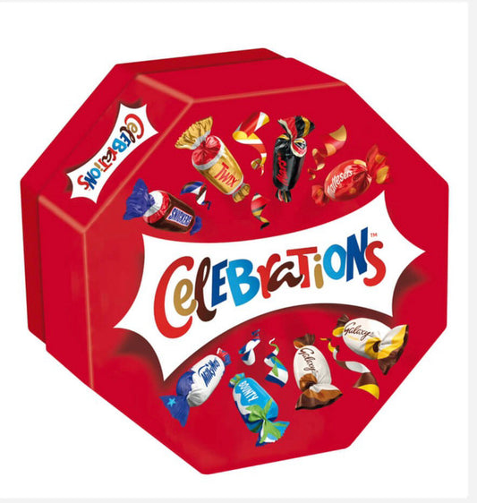 Celebrations Milk Chocolate Box Chocolate Bars 385g