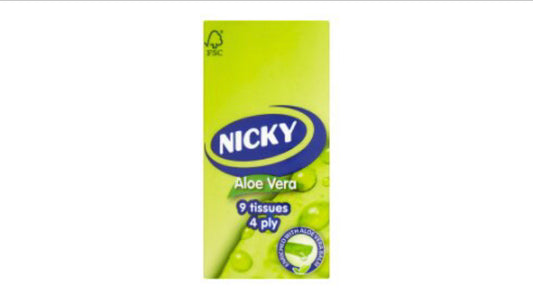 Nicky Aloe Vera Soft Pocket Tissues x 10 Packets