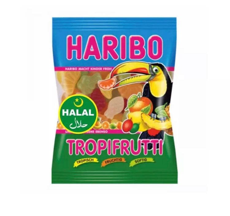 Haribo Halal Tropifrutti 100g