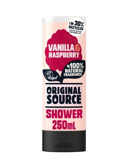 Cussons Vanilla & Raspberry Shower Gel 250ml