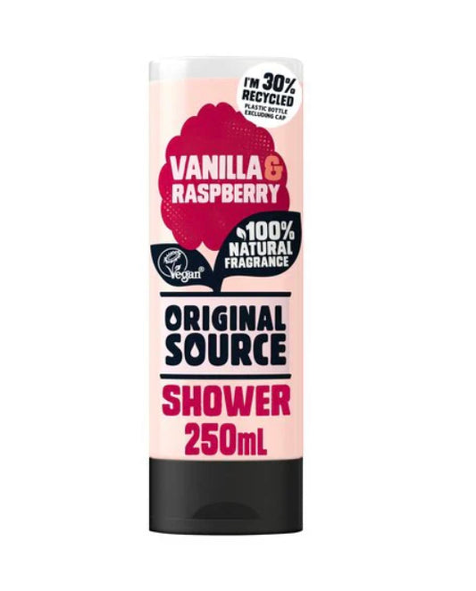 Cussons Vanilla & Raspberry Shower Gel 250ml