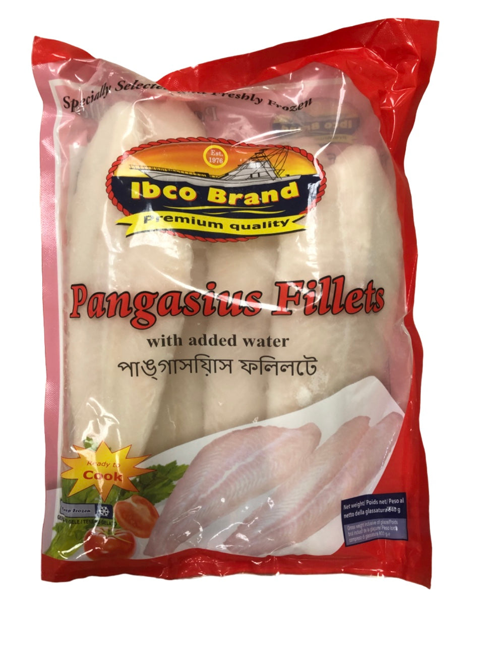 Ibco Pangasius Fillets 640g