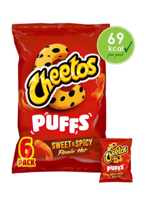 Cheetos Sweet&Spicy Flaim Hot Crisps 6x13g