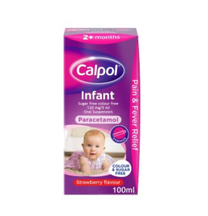 Calpol Infant Strawberry 2+ Months 100ml