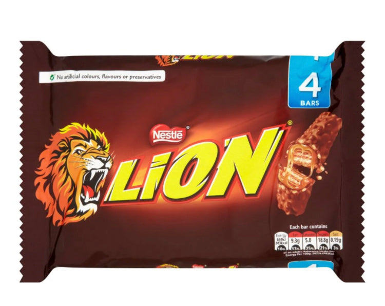 Lion Chocolate 4 Bars 42g