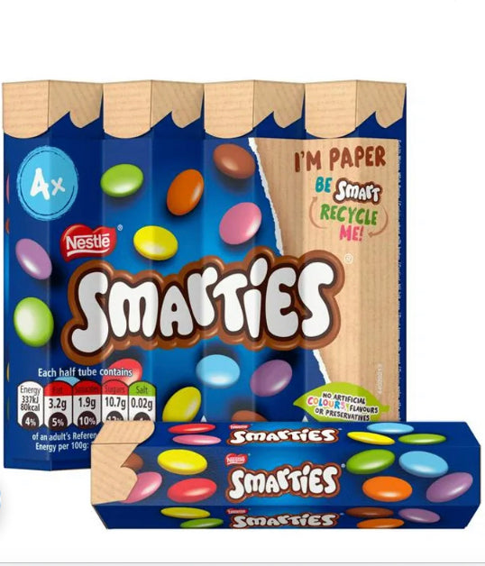 Smarties Chocolate 4x34g