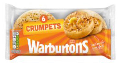 Warburtons Crumpets x 6