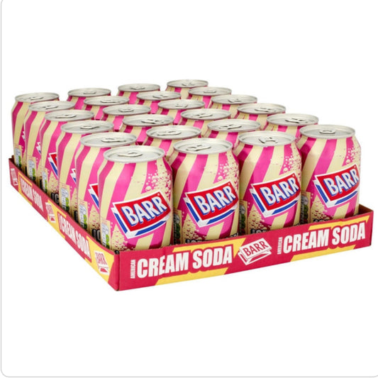 Barr Cream Soda 330ml x 24