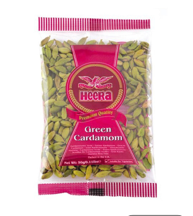 Heera Green Caradmom (elaichi) 50g