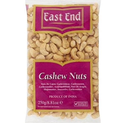 East End Cashew Nuts 250g