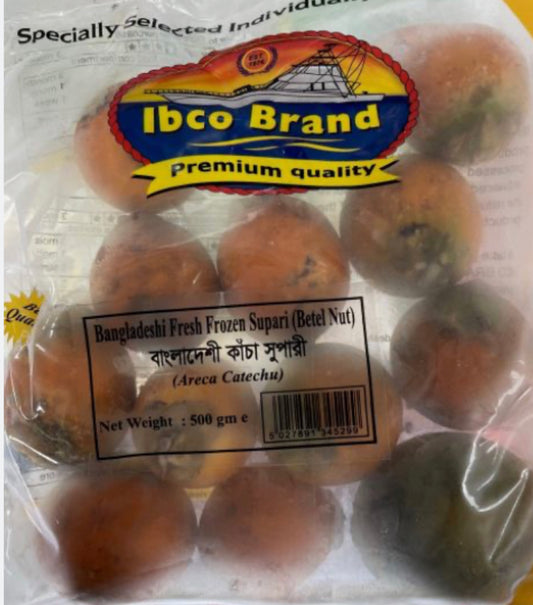 Ibco Fresh Frozen Supari (Betel Nut) 500g