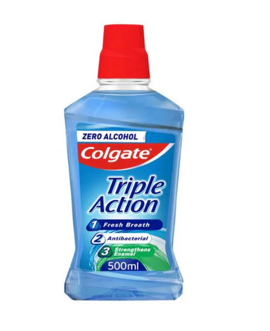 Colgate Triple Action Mouthwash 500ml