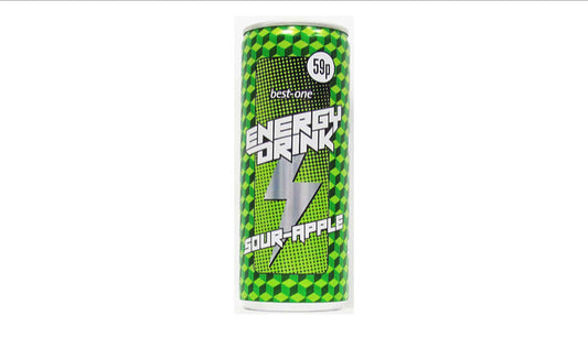 Best One Sour-Apple Energy Drink 250ml x 24