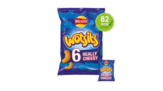 Walkers Wotsits Really Cheesy Crisps 6x16.5g