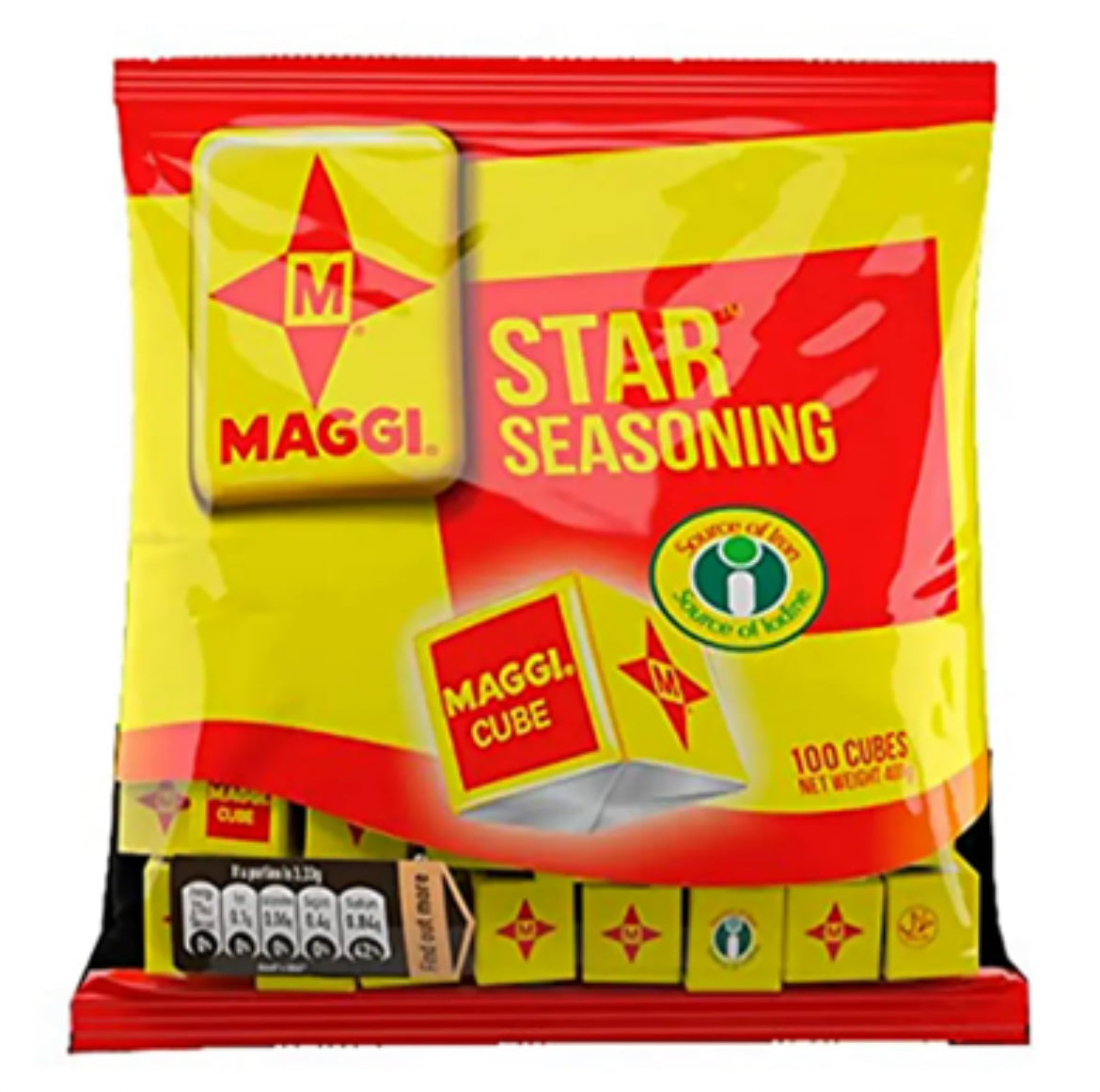 Maggi Star Seasoning 100 Cubes 400g