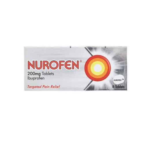 Nurofen Targeted Pain Relief Ibuprofen 200mg 8 Tablets