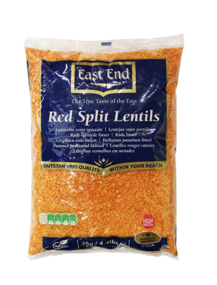 East End Red Split Lentils 2kg