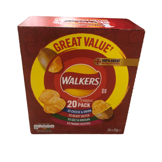 Walkers Crisps 20 x 25g