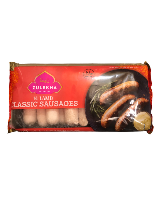 Zulekha Lamb Sausages x 14