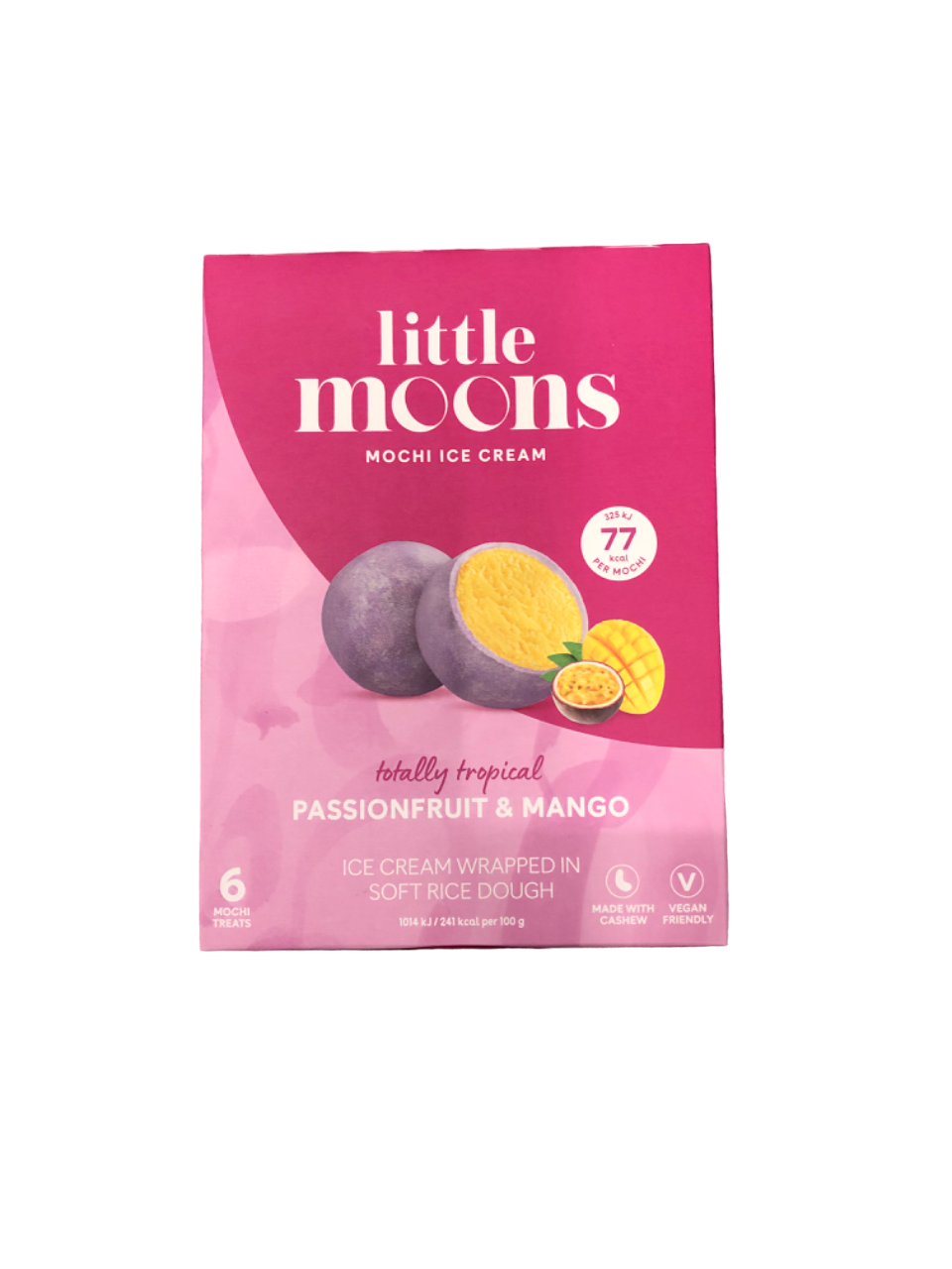 Little Moons Passion Fruit & Mango Ice Cream x 6