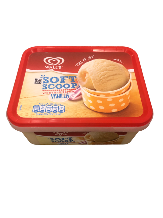 Wall’s Soft Scoop Vanilla Ice Cream 1800ml